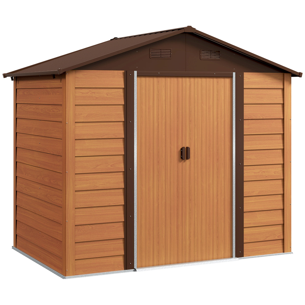 Outsunny Garden Shed, Tool Storage Sliding Door