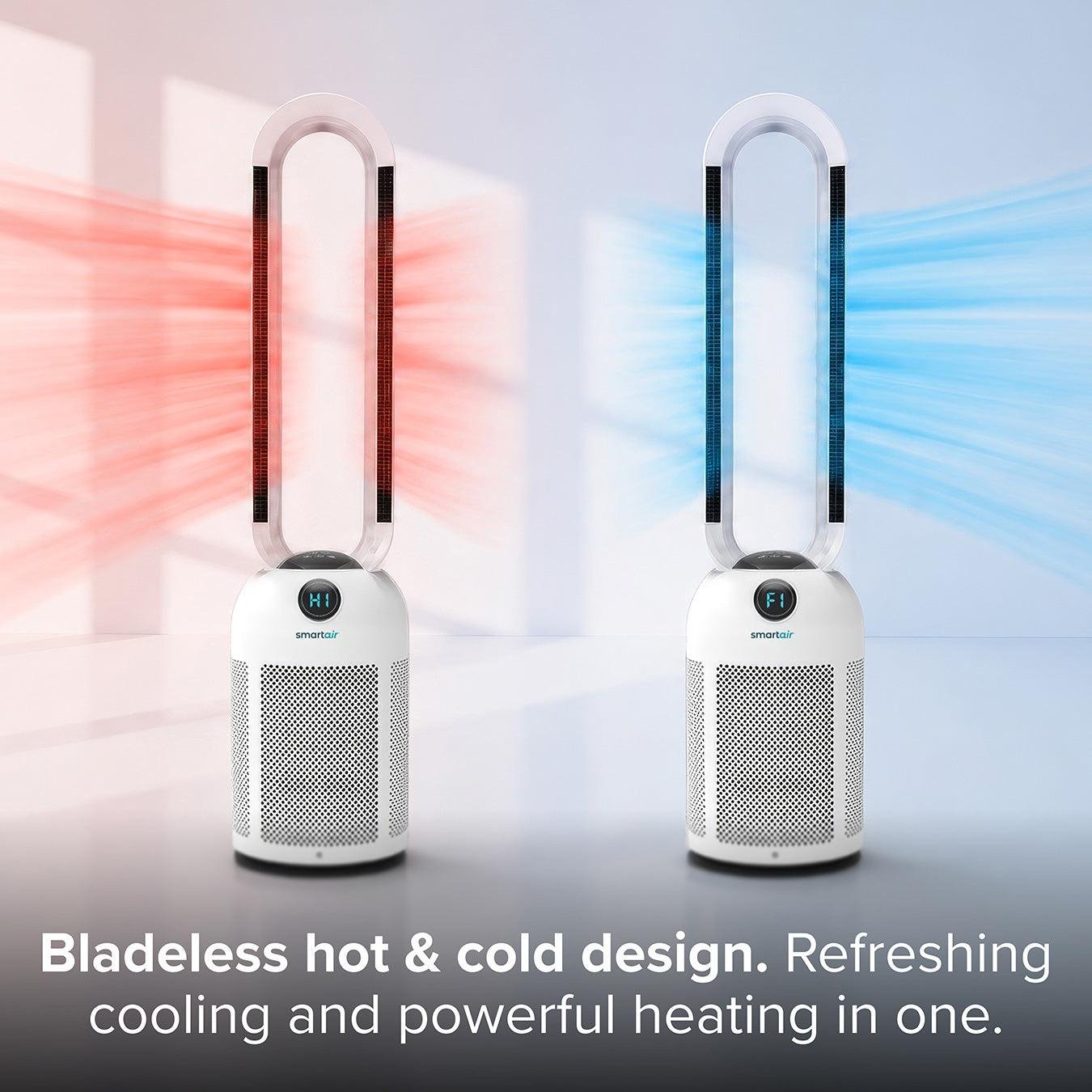 Drew&Cole Smartair Dual Breeze Bladeless Hot & Cold Fan