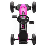 Pedal Go-kart For Kids With Silent Eva Wheels, Metal Frame | Pink