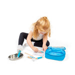 Kids Dentist Set - 12 Wooden Play Pieces & Carry Bag