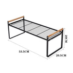 Free Standing Kitchen Spice Herb Rack Holder Cupboard Organiser | Large | Black