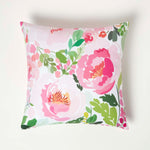 Luxury Outdoor Cushions 2 Set, Waterproof, Soft-touch, Peony, For Garden And Indoors