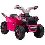 Electric Quad Bike, 6v Kids Ride-on Atv, For Ages 18-36 Months | Pink