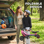 Electric Scooter For Kids, Foldable E Scooter For Age Age 6+ | Pink