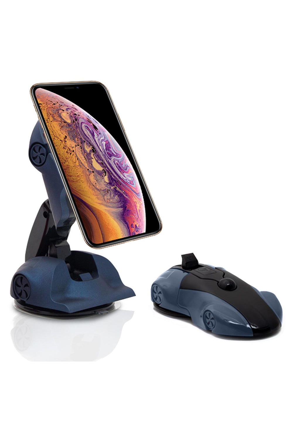 Sports Car Shaped Dashboard Mobile Phone Bracket | Blue
