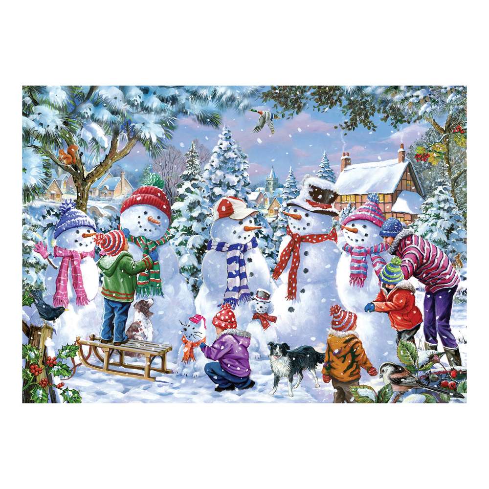 Seven Silly Snowmen - 1000 Piece Jigsaw Puzzle