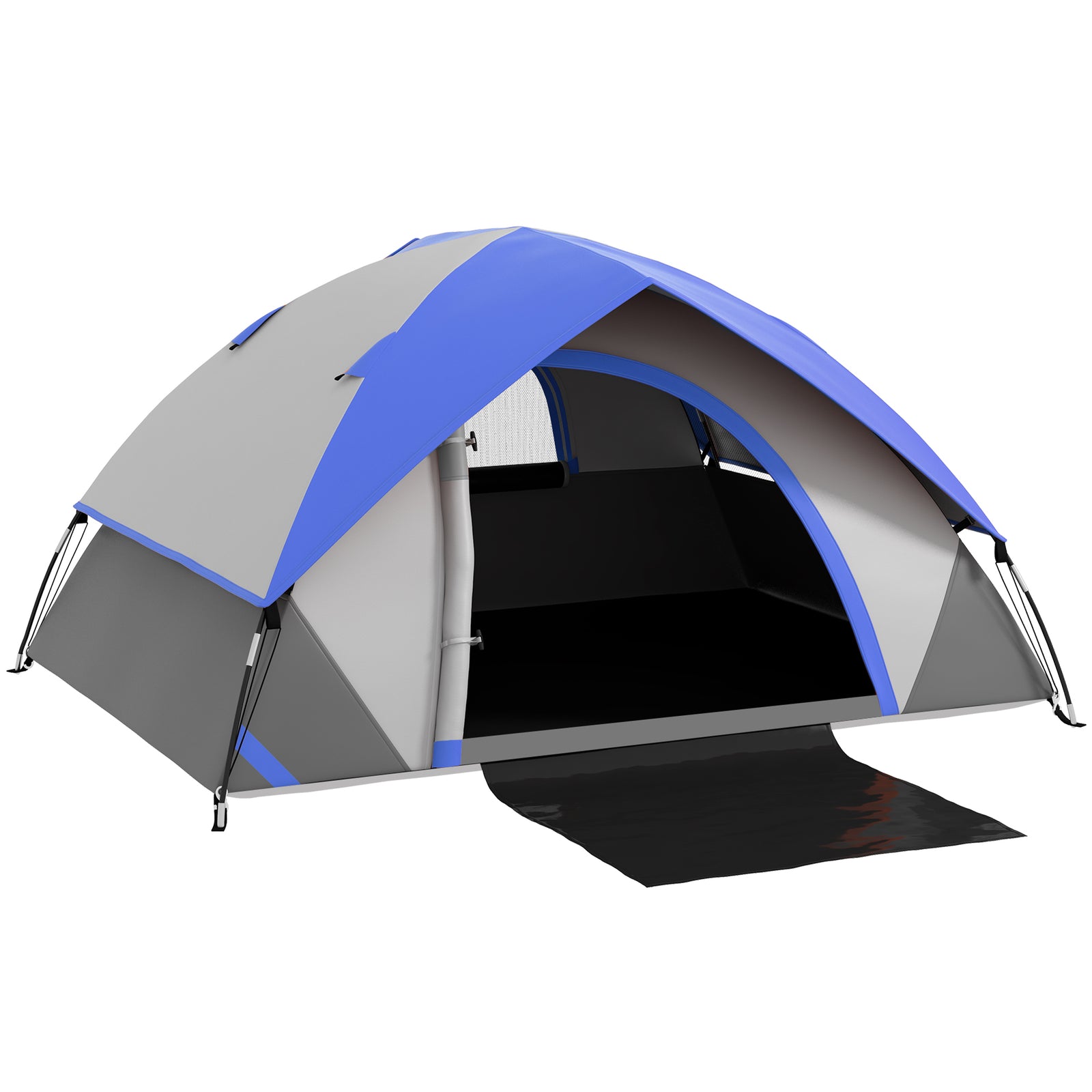 Outsunny 2 Man Dome Tent, 3000mm Waterproof