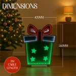 Xmas Haus 42x56cm 136 Led Giftbox Infinity Light 3m Cable
