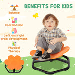 Sensory Spinning Chair For Autism Kids, For Coordination & Balance | Orange