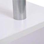 Wooden Storage Display Unit Bookcase Dividers S Shaped | One Size | White