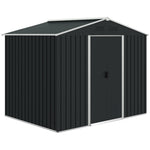 8 X 6ft Garden Storage Shed With Double Sliding Door Outdoor