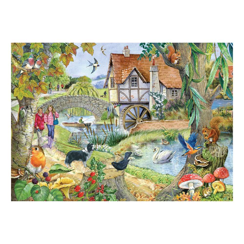 The House of Puzzles The Old Mill House 500 Piece Puzzle