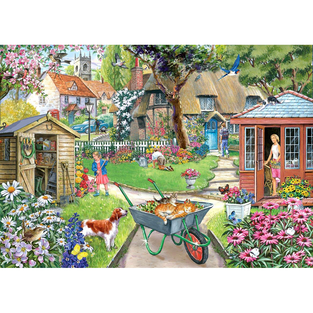 Bloomin' Lovely - Big 500 Piece Jigsaw Puzzle For Adults, With Extra Large Pieces