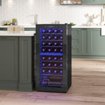 86l Dual Zone Wine Cooler Adjustable Temperature Control
