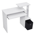 Multipurpose Computer Desk With Storage Bin For Home Office