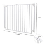 Extendable Easy-closing Metal Safety Gate For Pet And Baby