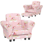 2 Piece Kids Sofa Set With Dinosaur Design, For Nursery | Pink