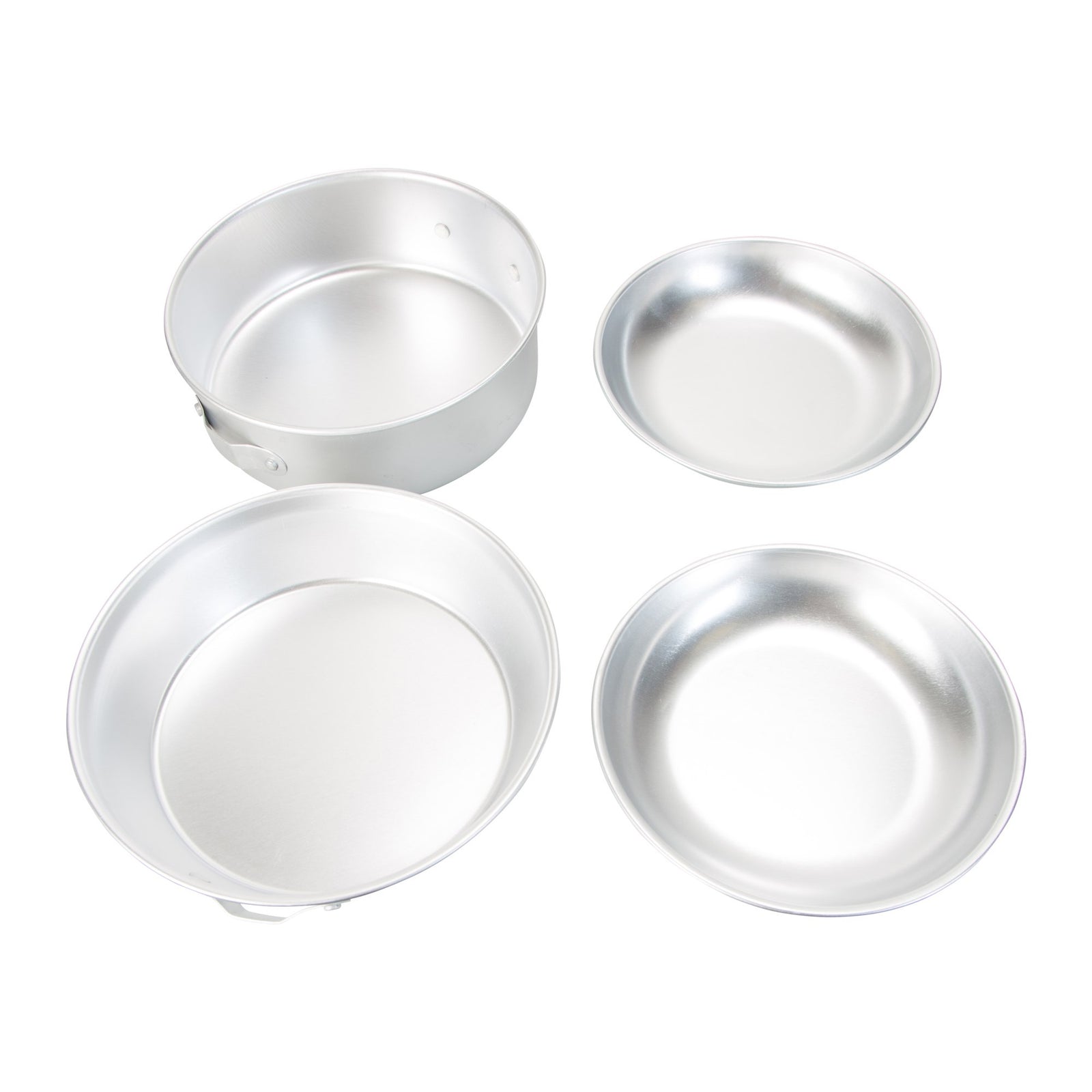 2 Person Cookware Set | One Size | Silver