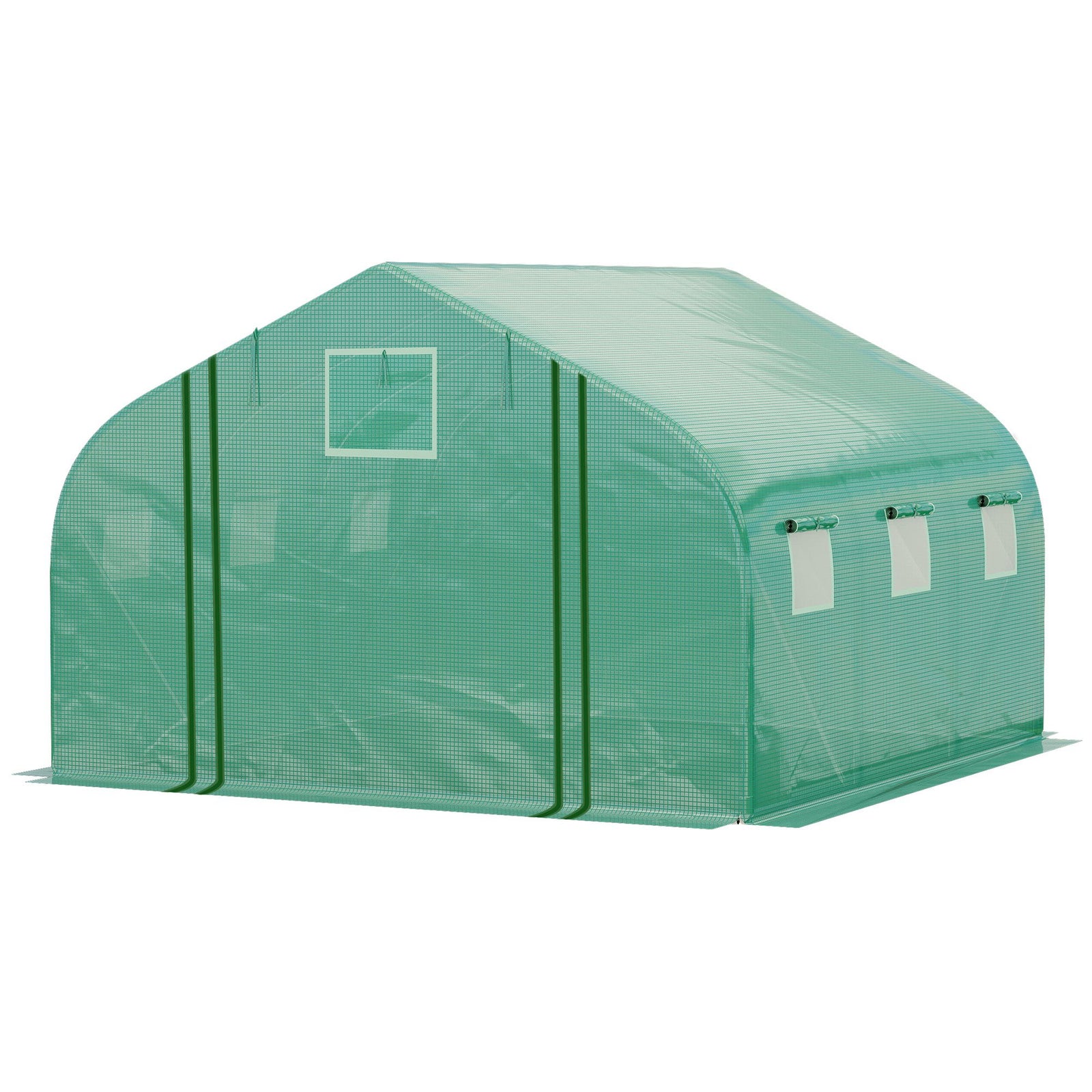 3.5x3x2m Tunnel Greenhouse W/ Roll Up Door