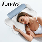 Lavio Ergonomic Memory Foam Neck Pillow Support Bar For Cervical Pain Relief