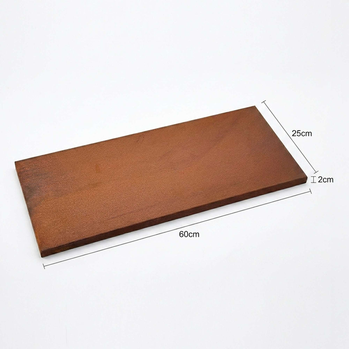 Pre-rusted Metal Stepping Stones Corten Steel Paving 60x25 Cm | Set of 4 | Rust