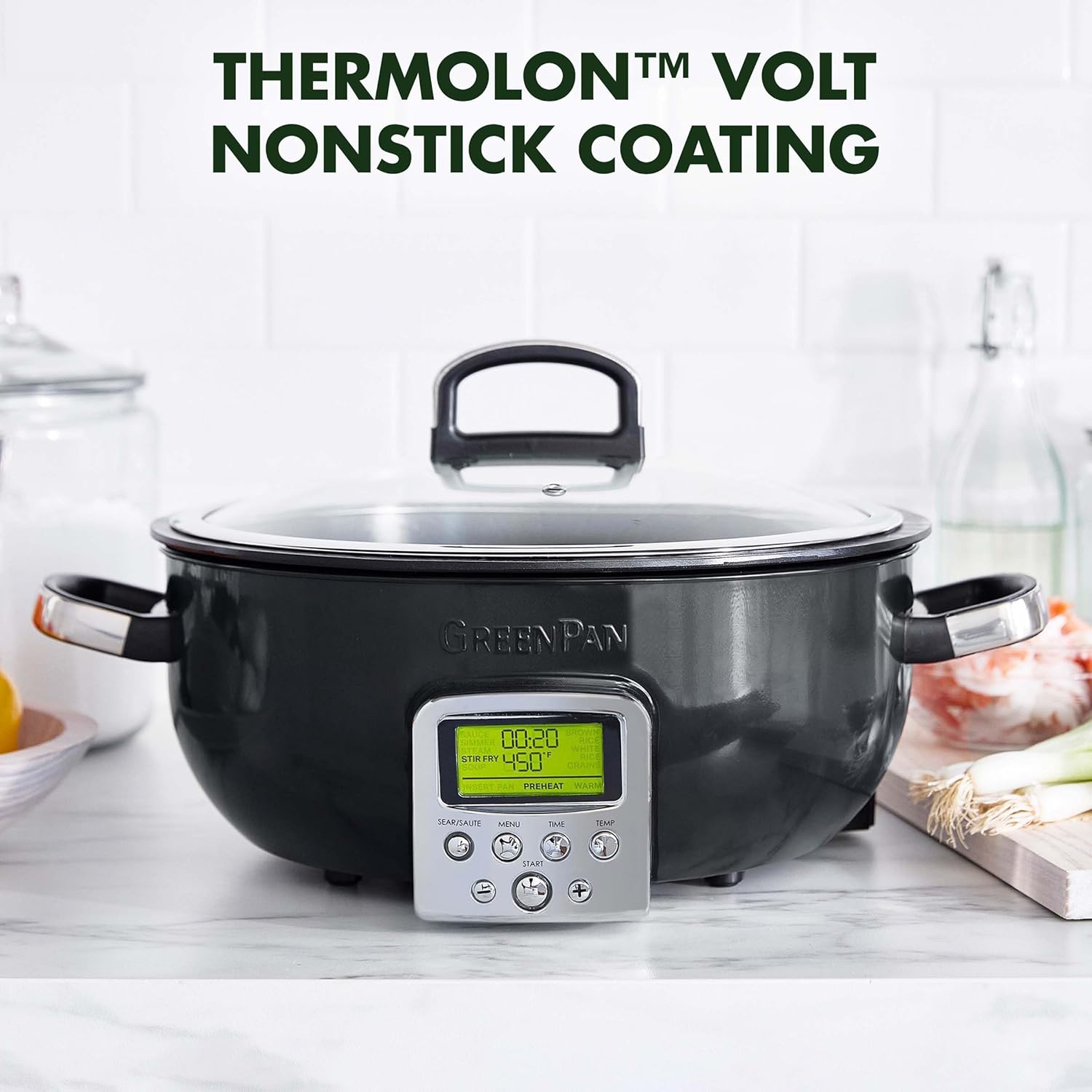 Elite Omnicooker, Pfas Free Ceramic Non-stick With 5.6l Capacity | Black
