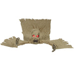 Life Size Halloween Animated Crawling Mummy With Glowing Led Eyes