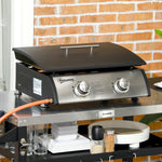 Gas Plancha Grill, Multi Burner | Medium | Silver