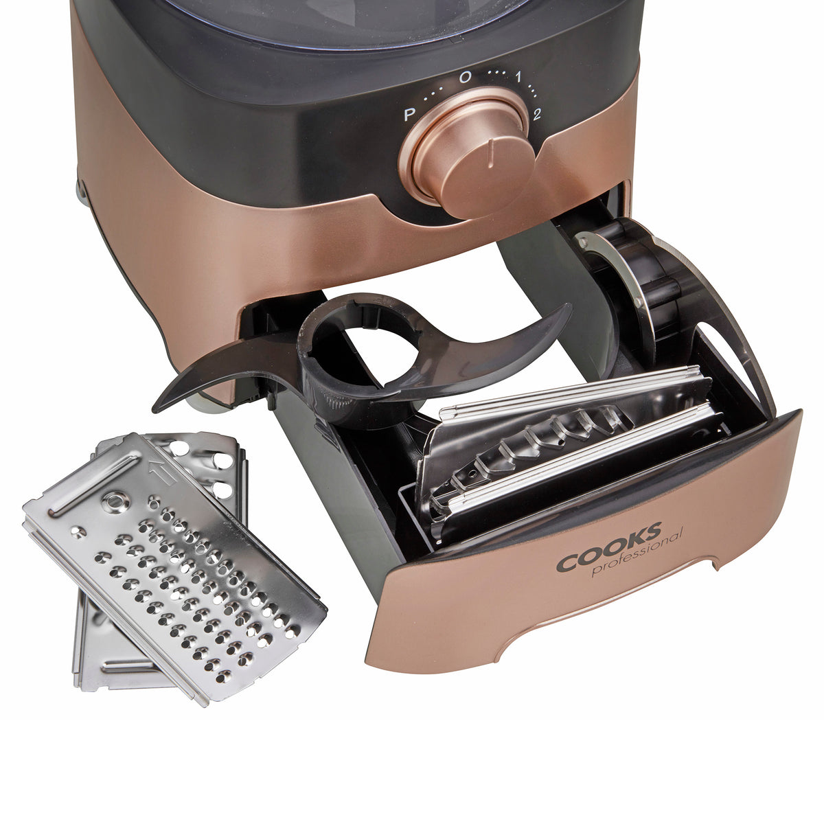 1000w Food Processor | 1000w | Black & Copper