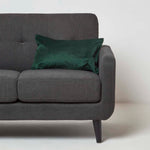 Velvet Cushion With Microfibre Insert | 30cm x 50cm | Green