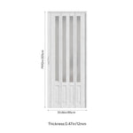 Breeins Magnetic Sliding Pvc Concertina Folding Door With Solid Bottom