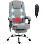 Executive Office Chair, Desk Chair With Massage And Heat | Grey