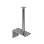 Toilet Roll Holder, Silver Gloss, Wall-mounted, 9 Cm. Collection Metric