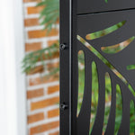 6.5ft Metal Privacy Screen W/ Stand And Screws