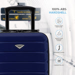 45x36x20cm Cabin Carry On Luggage with Medium Case and Large Size Check-in Hold Suitcase | Cabin | Navy Blue