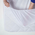 Quilted Waterproof Mattress Protector | European King | White