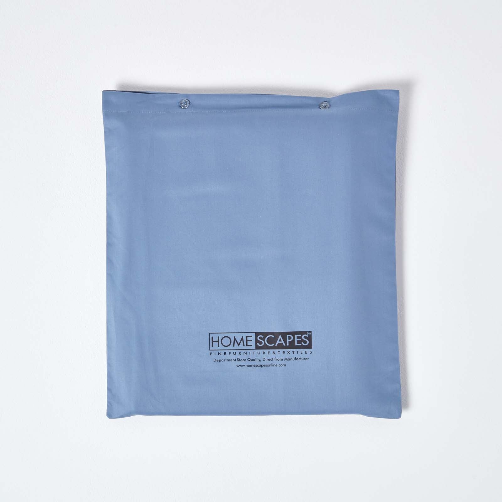 Egyptian Cotton Flat Sheet 1000 Thread Count | Single | Airforce Blue