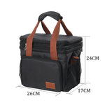 Double Deck Leakproof Insulated Lunch Tote | Black