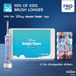 Vitality Pro Disney Frozen Electric Toothbrush Gift Set For Kids, 3+y