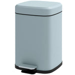 12/20l Kitchen Pedal Bin Metal Rubbish Bin Soft-close Lid | Medium | Light Green