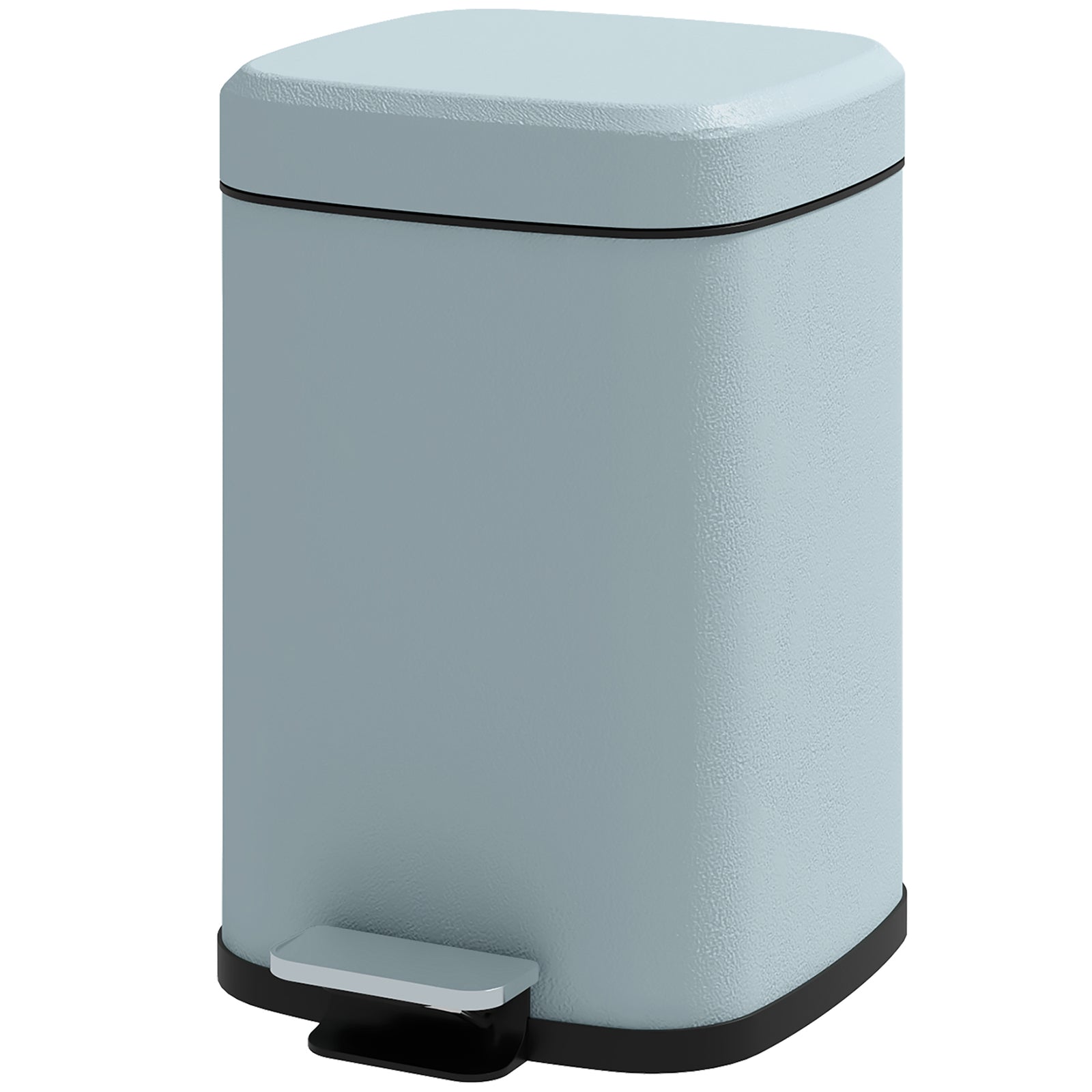 12/20l Kitchen Pedal Bin Metal Rubbish Bin Soft-close Lid | Medium | Light Green
