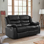 Brooklyn 2 Seat Recliner Sofa | 2 | Black