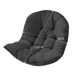 Thick Hanging Egg Swing Chair Seat Cushion | Black