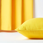 Cotton Plain Cushion Cover | 45cm x 45cm | Yellow