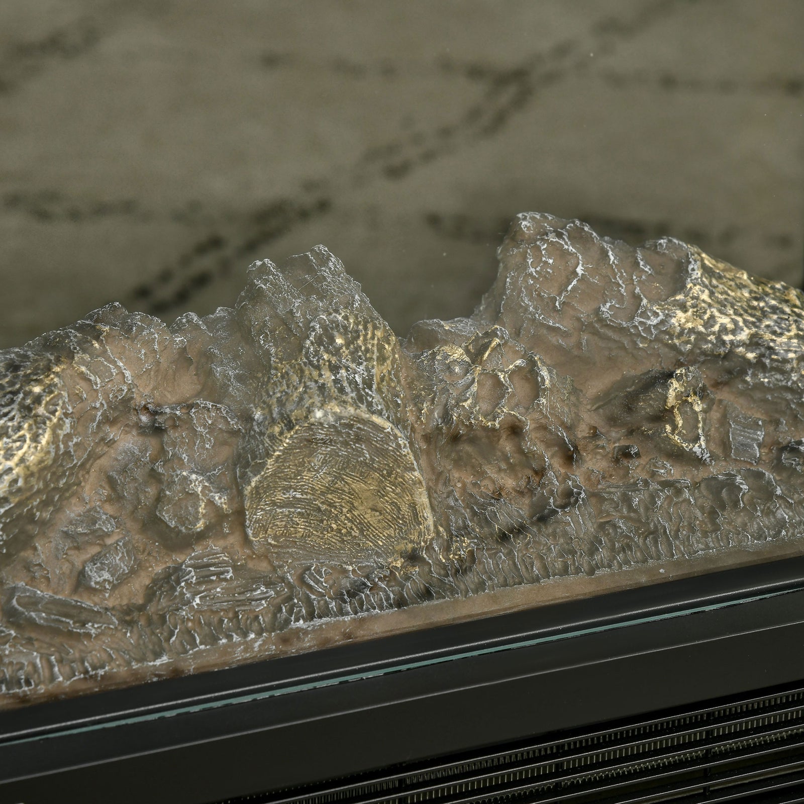 180 Degree Charming Electric Fireplace Heater Quiet