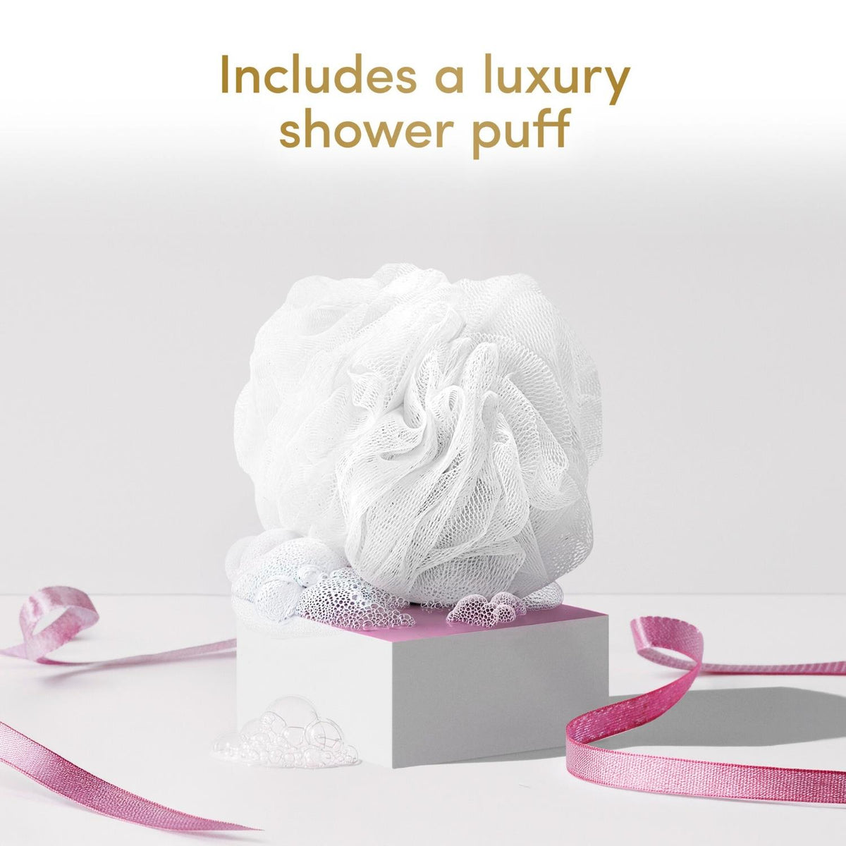 Unwrap And Discover Body Wash Collection For Her With Puff, 2pc | Set of 2