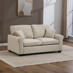 Lewiston Fabric Pull Out Sofabed | Beige