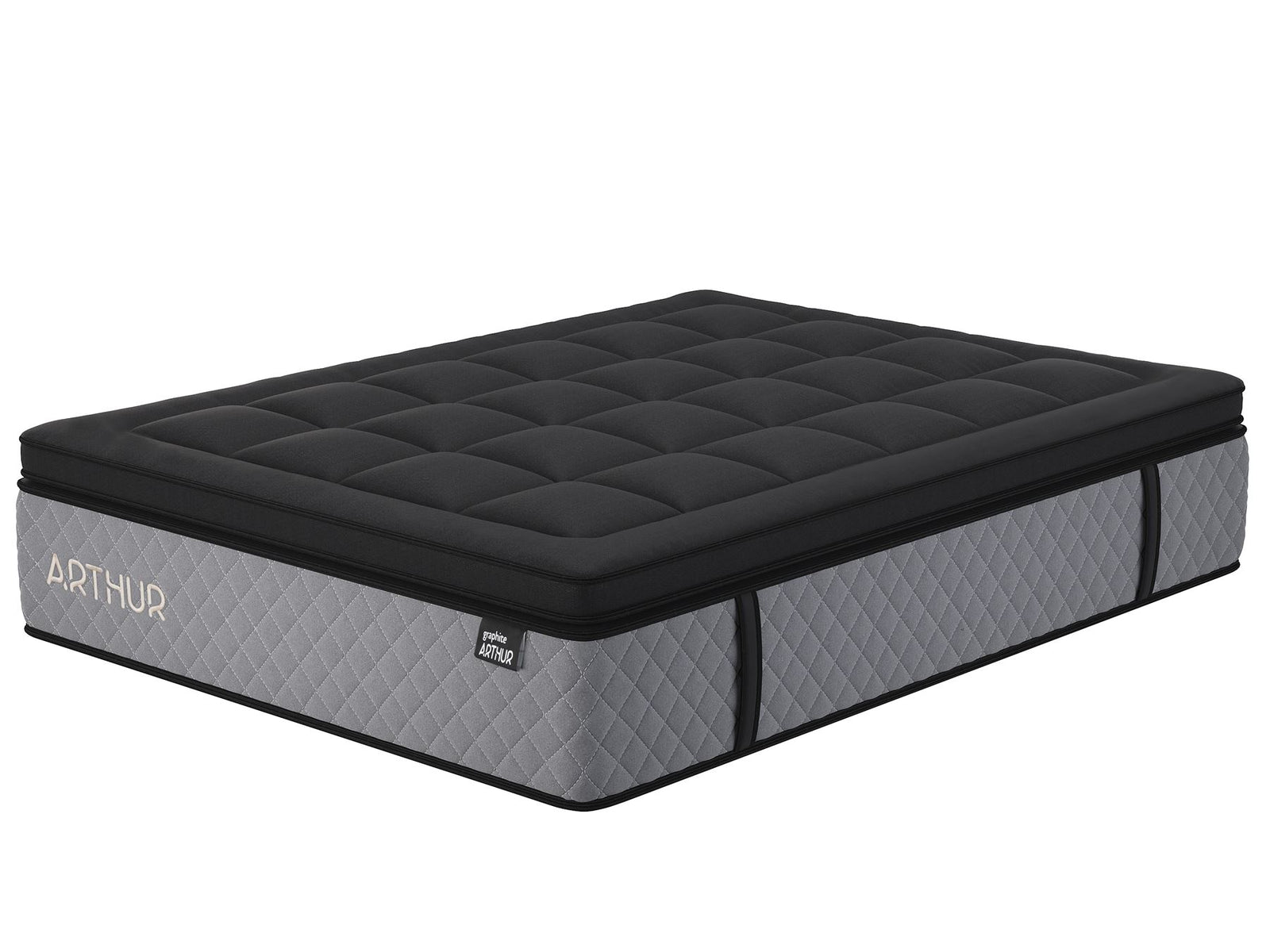 Graphite Arthur 3000 Hybrid Mattress | King | Charcoal