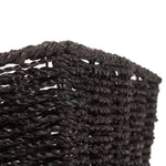 Black Paper Rope Tray | Small | Black