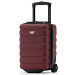 40x20x25cm Hard Case Cabin Suitcase Ryanair Free Approved Carry On | Cabin | Burgundy